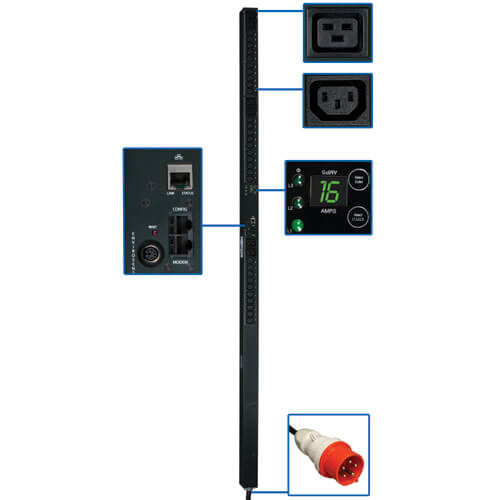 Tripp-lite PDU PDU3XVN10G16 11.1kW 3-Phase Monitored PDU 230V 3m Retail