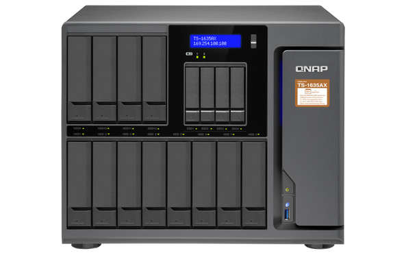 QNAP NAS TS-1635AX-8G-US 16Bay Marvell ARMADA8040 quad-core 1.6GHz 8G DDR4 RTL