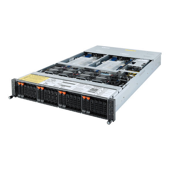 Gigabyte Server H262-Z63 2U 4Nodes AMD EPYC7002 2x2.5 8x2.5 NVMe HS Retail