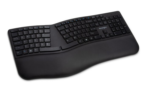 Kensington KB K75401US Pro Fit Ergo Wireless Keyboard Black Retail