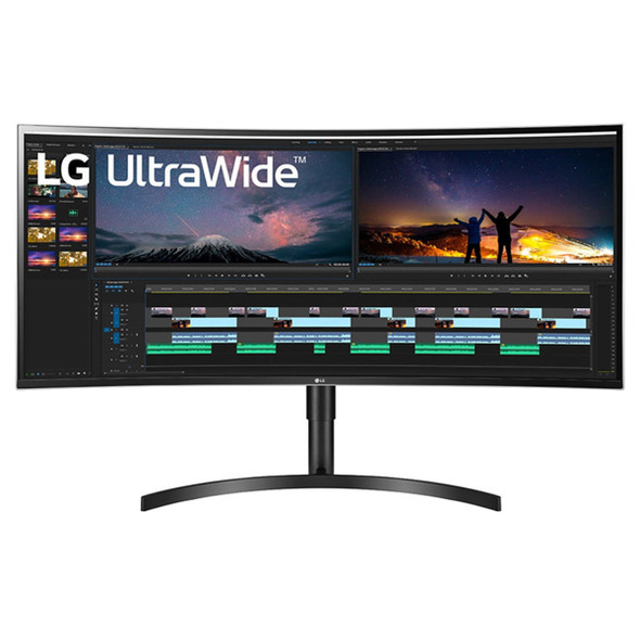 LG MN 38WN75C-B 3821:9 UltraWide QHD+ HDR IPS Curved Monitor 3840x1600 Retail