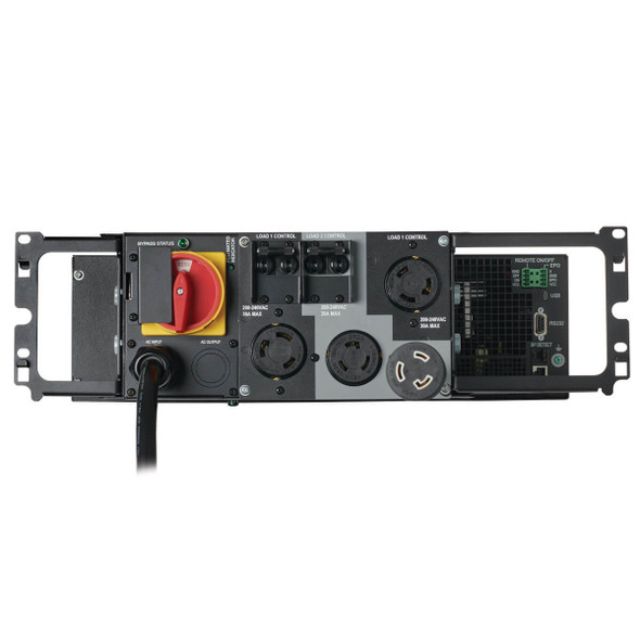 Tripp Lite 208/240V 5000VA 5000W On-Line UPS, Unity Power Factor with Bypass PDU, Hardwire/L6-30P Input, 3U SU5KRT3UHVMB 037332237958