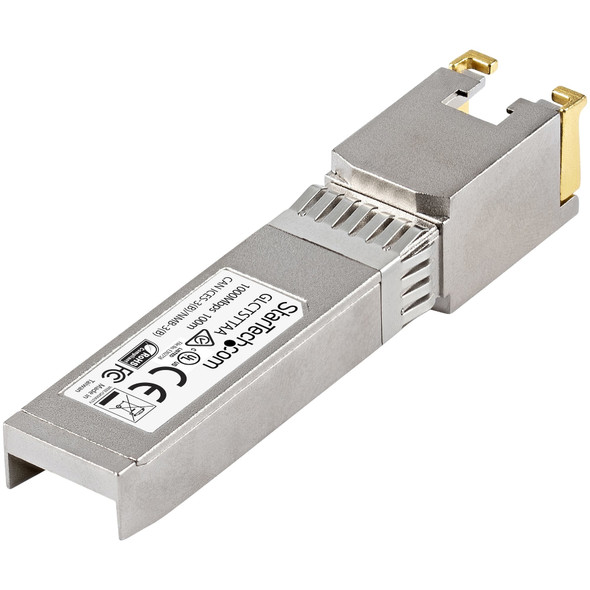 StarTech.com Cisco GLC-T Compatible SFP Module - 1000BASE-T - SFP to RJ45 Cat6/Cat5e - 1GE Gigabit Ethernet SFP - RJ-45 100m - Cisco Firepower, ASR920, IE2000 GLCTSTTAA 065030867931