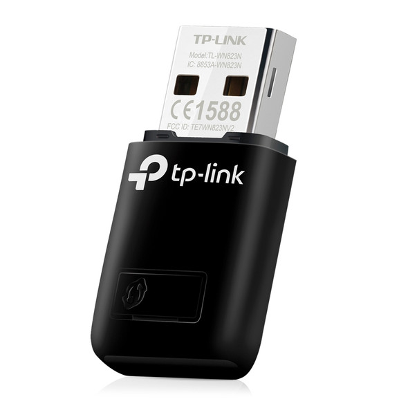 TP-Link 300Mbps Mini Wireless N USB WiFi Adapter TL-WN823N 845973050696