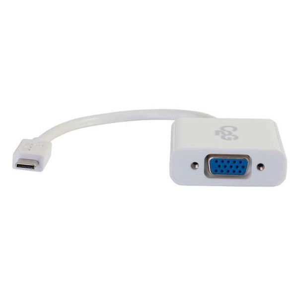 C2G USB3.1-C/VGA USB graphics adapter 1920 x 1200 pixels White 29472 757120294726