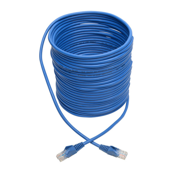 Tripp Lite N001-035-BL Cat5e 350 MHz Snagless Molded (UTP) Ethernet Cable (RJ45 M/M), - Blue, 35 ft. (10.67 m) N001-035-BL 037332204233