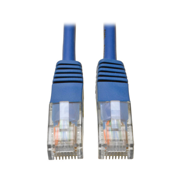 Tripp Lite N002-012-BL Cat5e 350 MHz Molded (UTP) Ethernet Cable (RJ45 M/M) - Blue, 12 ft. (3.66 m) N002-012-BL 037332204264
