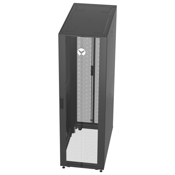 Vertiv VR Rack VR3100 rack cabinet 42U Freestanding rack Black, Transparent VR3100 767041025217