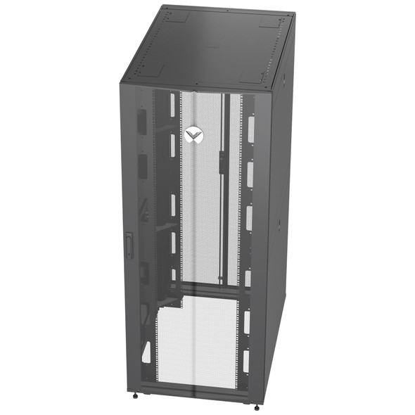 Vertiv VR3150 rack cabinet 42U Freestanding rack Black, Transparent VR3150 767041025279