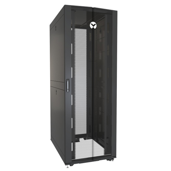 Vertiv VR3357 rack cabinet 48U Freestanding rack Black, Transparent VR3357 767041025422