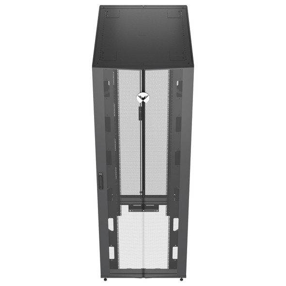 Vertiv VR3357 rack cabinet 48U Freestanding rack Black, Transparent VR3357 767041025422