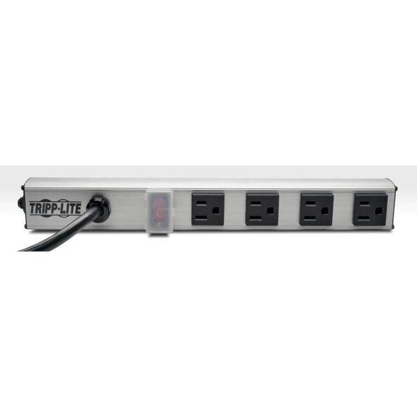 Tripp Lite PS120406 power extension 1.83 m 4 AC outlet(s) Black, Grey PS120406 037332186119