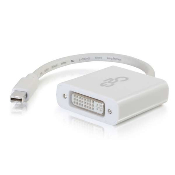 C2G 54319 video cable adapter Mini DisplayPort DVI-D White 54319 757120543190