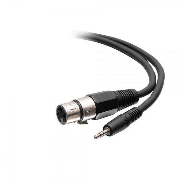 C2G 0.5m 3.5mm Male 3 Position TRS to Female XLR Cable C2G41468 757120414681