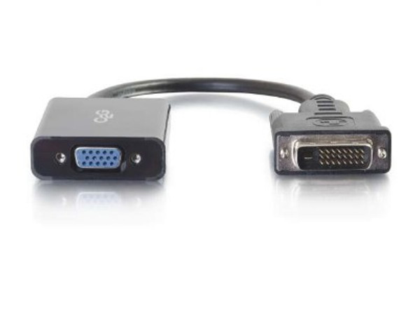 C2G 41380 video cable adapter VGA (D-Sub) DVI-D Black 41380 757120413806