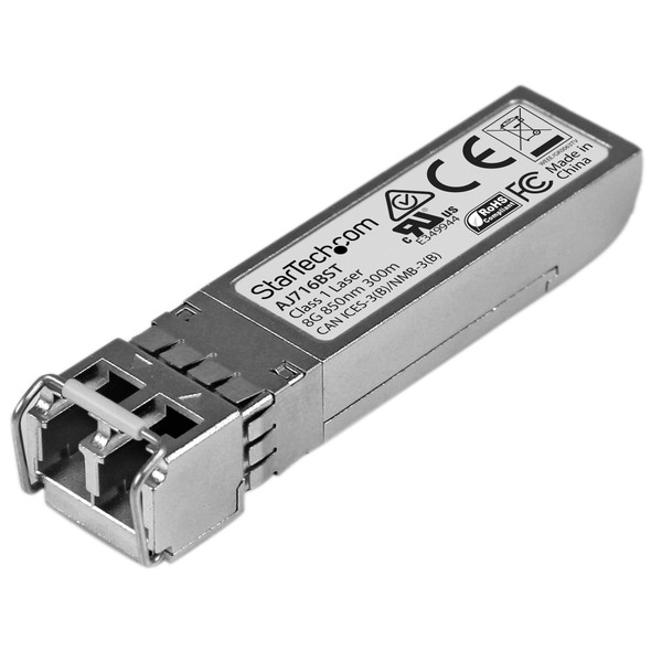 StarTech.com HPE AJ716B Compatible SFP+ Module - 8G Fiber Channel SW - 8GbE Multi Mode Fiber Optic Transceiver - 8GE Gigiabit Ethernet SFP+ - LC 300m - 850nm - DDM HPE SN4000, SN6500, SN8600B AJ716BST 065030868518