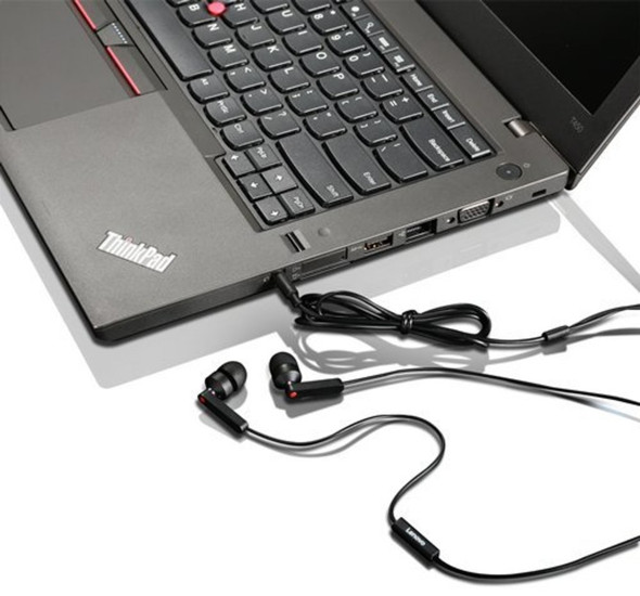 Lenovo 4XD0J65079 headphones/headset Wired In-ear Calls/Music Black 4XD0J65079 889800421761