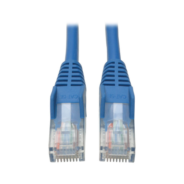 Tripp Lite N001-100-BL Cat5e 350 MHz Snagless Molded (UTP) Ethernet Cable (RJ45 M/M) - Blue, 100 ft. (30.5 m) N001-100-BL 037332176516