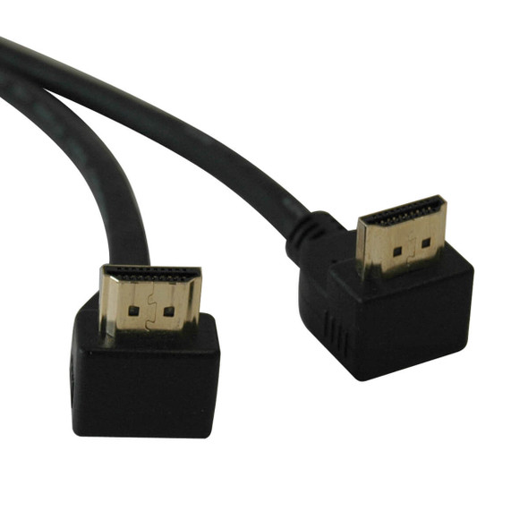 Tripp Lite P568-006-RA2 High-Speed HDMI Cable with 2 Right-Angle Connectors, Digital Video with Audio (M/M), 6 ft. (1.83 m) P568-006-RA2 037332146090