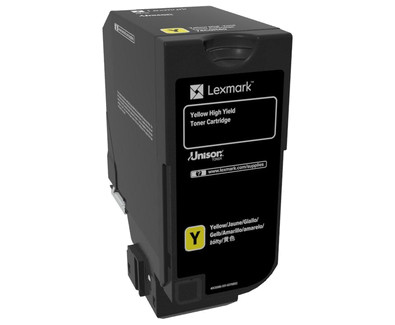 Lexmark CS725 toner cartridge 1 pc(s) Original Yellow 74C0H40 734646609937