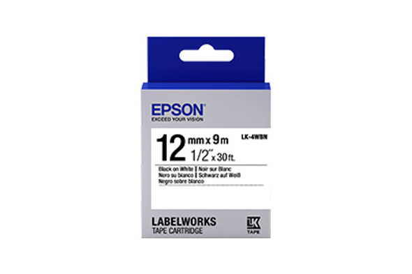 Epson LabelWorks Standard LK self-adhesive label Blue, Grey, White LK-4WBN 010343926905