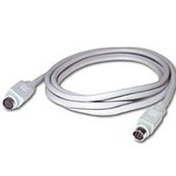 C2G 10ft 8-pin Mini-Din M/M Serial Cable KVM cable White 3.04 m 02318 757120023180