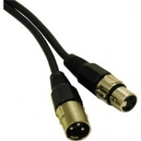 C2G 1.5ft Pro-Audio XLR/XLR audio cable 0.45 m XLR (3-pin) Black 40057 757120400578
