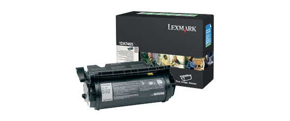 Lexmark 12A7465 toner cartridge 1 pc(s) Original Black 12A7465 734646118149