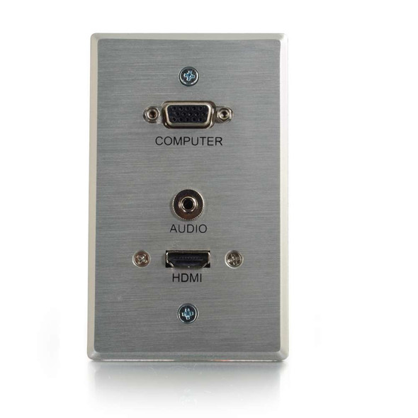 C2G 60145 cable gender changer HDMI, VGA, 3.5mm RapidRun, HDMI Aluminium 60145 757120601456