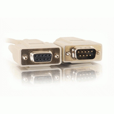 C2G 1ft DB9 M/F Extension Cable - Beige networking cable 0.30 m 25212 757120252122