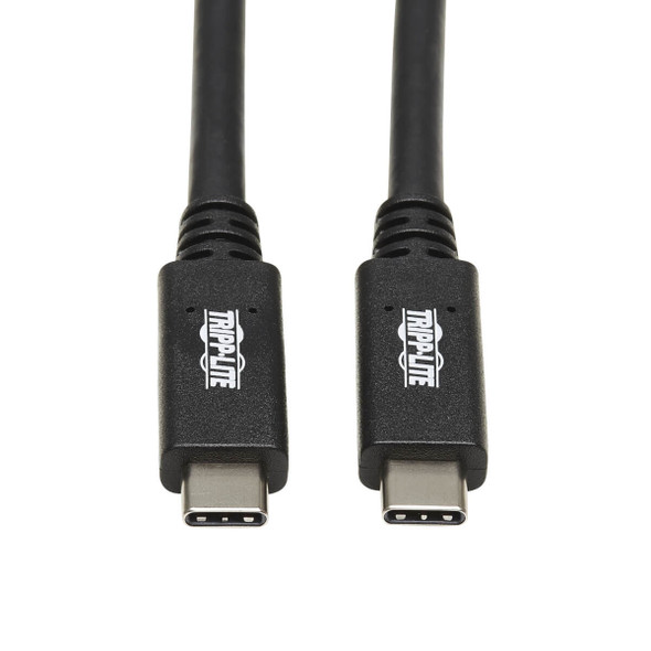 Tripp Lite U420-20N-G2-5A USB-C Cable (M/M) - USB 3.1, Gen 2 (10 Gbps), 5A Rating, Thunderbolt 3 Compatible, 20-in. (50.8 cm) U420-20N-G2-5A 037332243409