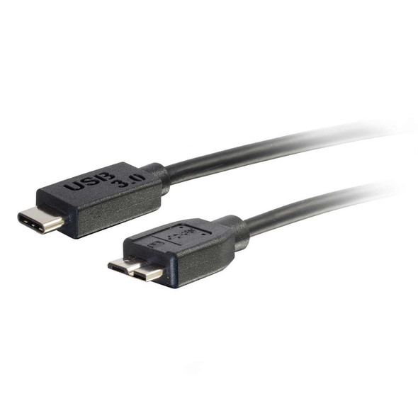 C2G 10ft, USB 3.0 Type C, Micro-USB B USB cable 3.048 m USB 3.2 Gen 1 (3.1 Gen 1) USB C Black 28864 757120288640