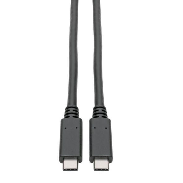 Tripp Lite USB-C to USB-C Cable (M/M) - 3.1, 5 Gbps, 5A Rating, Thunderbolt 3 Compatible, 0.91 m U420-003-5A 037332218438