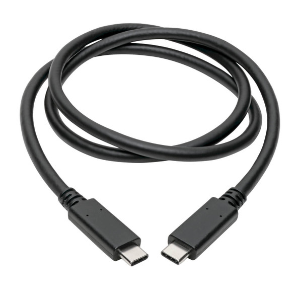 Tripp Lite USB-C to USB-C (Type-C) Cable, 3.1, Gen. 2, 10 Gbps, 5A Rating, USB-IF Certified, Thunderbolt 3, M/M, 0.91 m U420-C03-G2-5A 037332214997