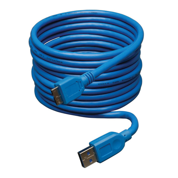 Tripp Lite USB 3.0 SuperSpeed Device Cable (A to Micro-B M/M), 10-ft. U326-010 037332158154