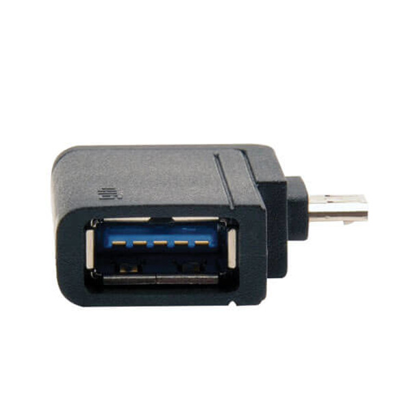Tripp Lite 2-in-1 OTG Adapter, USB 3.0 Micro B Male and USB 2.0 Micro B Male to USB A Female U053-000-OTG 037332186904