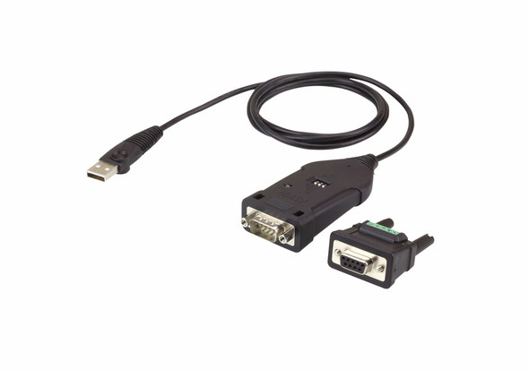 ATEN UC485 serial cable Black 1.2 m USB Type-A DB-9 UC485 672792007842