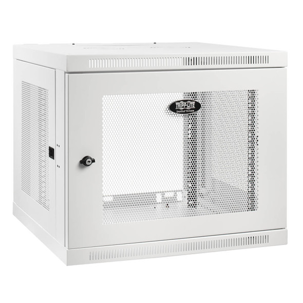 Tripp Lite SRW9UDPW SmartRack 9U Low-Profile Switch-Depth-Plus Wall-Mount Mini Rack Enclosure, White SRW9UDPW 037332256065