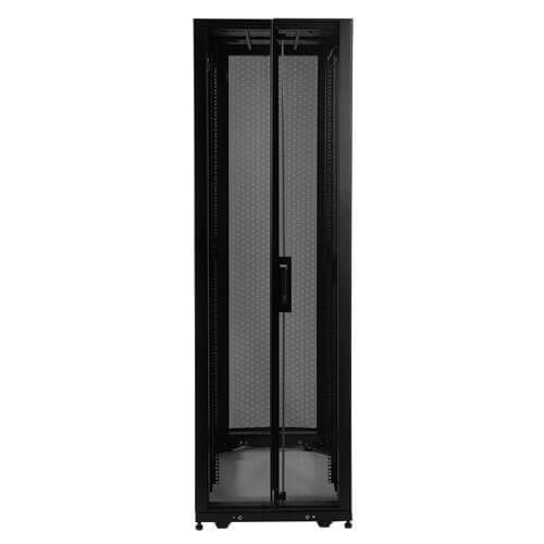 Tripp Lite SR45UBSP1 45U SmartRack Standard-Depth Rack Enclosure Cabinet with doors, side panels & shock pallet packaging SR45UBSP1 037332174864