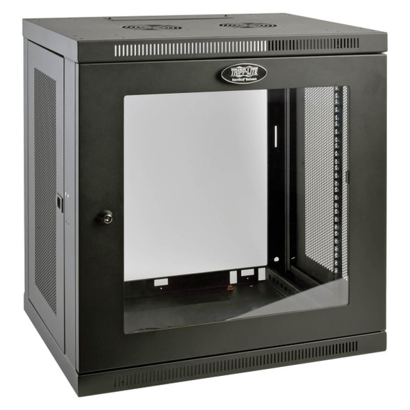 Tripp Lite SRW12UG SmartRack 12U Low-Profile Switch-Depth Wall-Mount Small Rack Enclosure, Clear Acrylic Window SRW12UG 037332187307