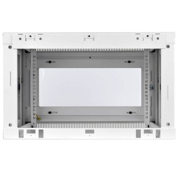 Tripp Lite SRW6UWG SmartRack 6U Low-Profile Switch-Depth Wall-Mount Mini Rack Enclosure, Clear Acrylic Window, White SRW6UWG 037332187284
