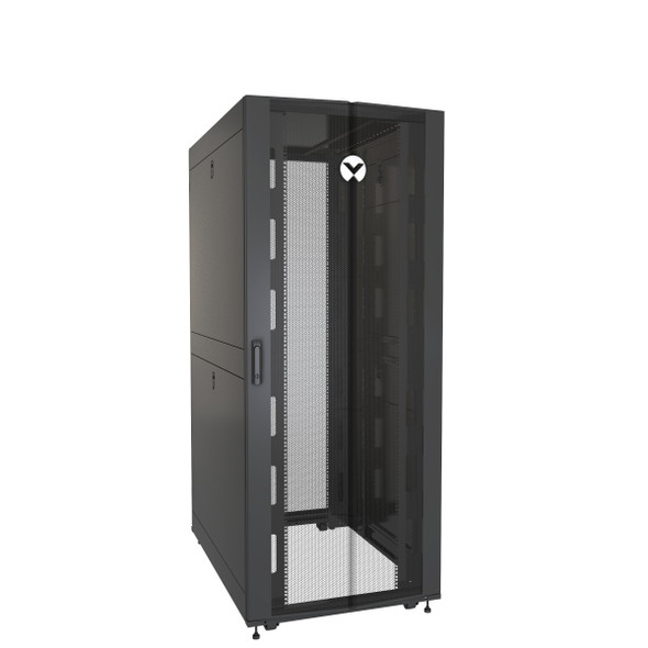 Vertiv VR3350 rack cabinet 42U Freestanding rack Black, Transparent VR3350 767041025309