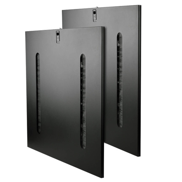 Tripp Lite SR42SIDEPT SmartRack Pass-Through Side Panel with Key-Locking Latches for 42U Server Rack Cabinet, 2 Panels SR42SIDEPT 037332179128