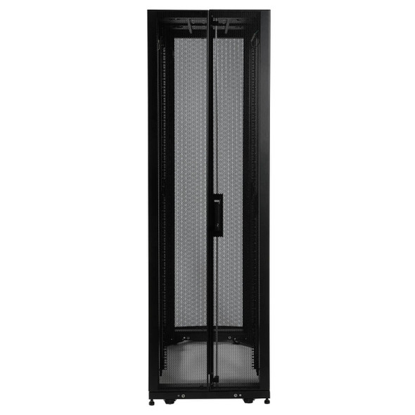 Tripp Lite SR48UBSP1 48U SmartRack Standard-Depth Rack Enclosure Cabinet with doors, side panels & shock pallet packaging SR48UBSP1 037332143174