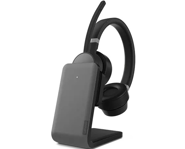 Lenovo Go Wireless ANC Headset Wired & Wireless Head-band Office/Call center USB Type-C Bluetooth Charging stand Black 4XD1C99222