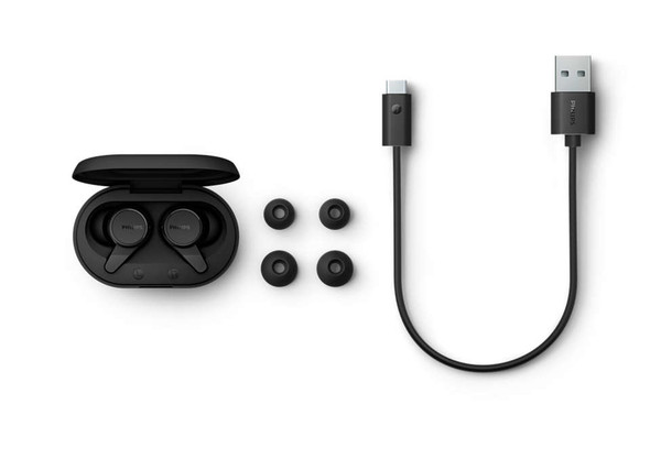 Philips 1000 series TAT1207BK/00 headphones/headset Wireless In-ear Bluetooth Black TAT1207BK/00 840063202375