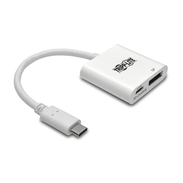 Tripp Lite U444-06N-DP-C USB-C to Displayport 4K 60Hz Adapter with PD Charging U444-06N-DP-C 037332193735