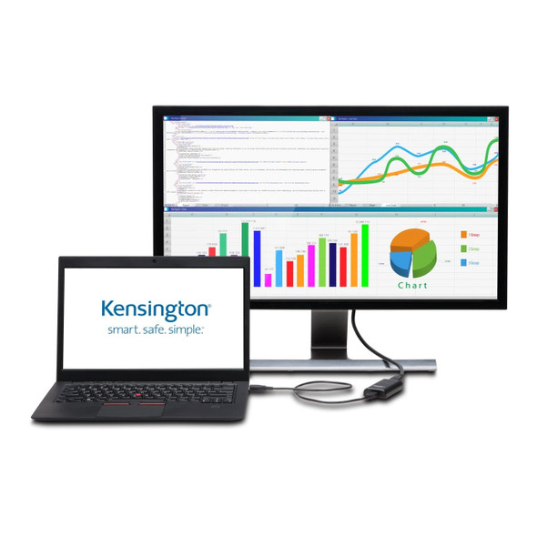 Kensington VU4000D USB 3.0 to Display Port 4K Video Adapter 33989 085896339892