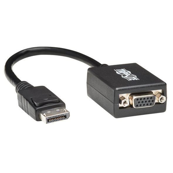 Tripp Lite P134-06N-VGA-BP DisplayPort to VGA Active Adapter Video Converter (M/F), 6-in. (15.24 cm), 50 Pack P134-06N-VGA-BP 037332237712