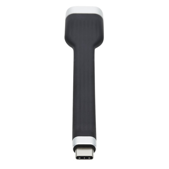 Tripp Lite U444-F5N-HDR USB-C to HDMI Flat Adapter Cable (M/F), 4K 60 Hz, HDR, Thunderbolt 3 Compatible, Black, 5 in. (12.7 cm) U444-F5N-HDR 037332255402